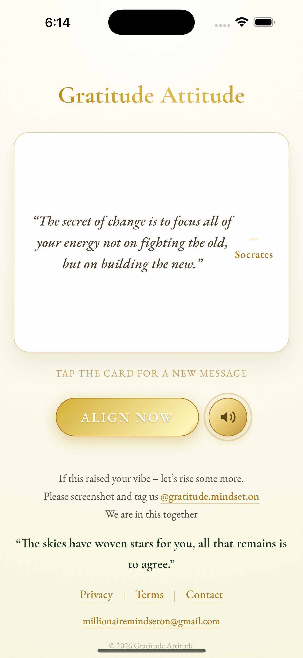 Screenshot 1 of Gratitude Attitude: Daily
