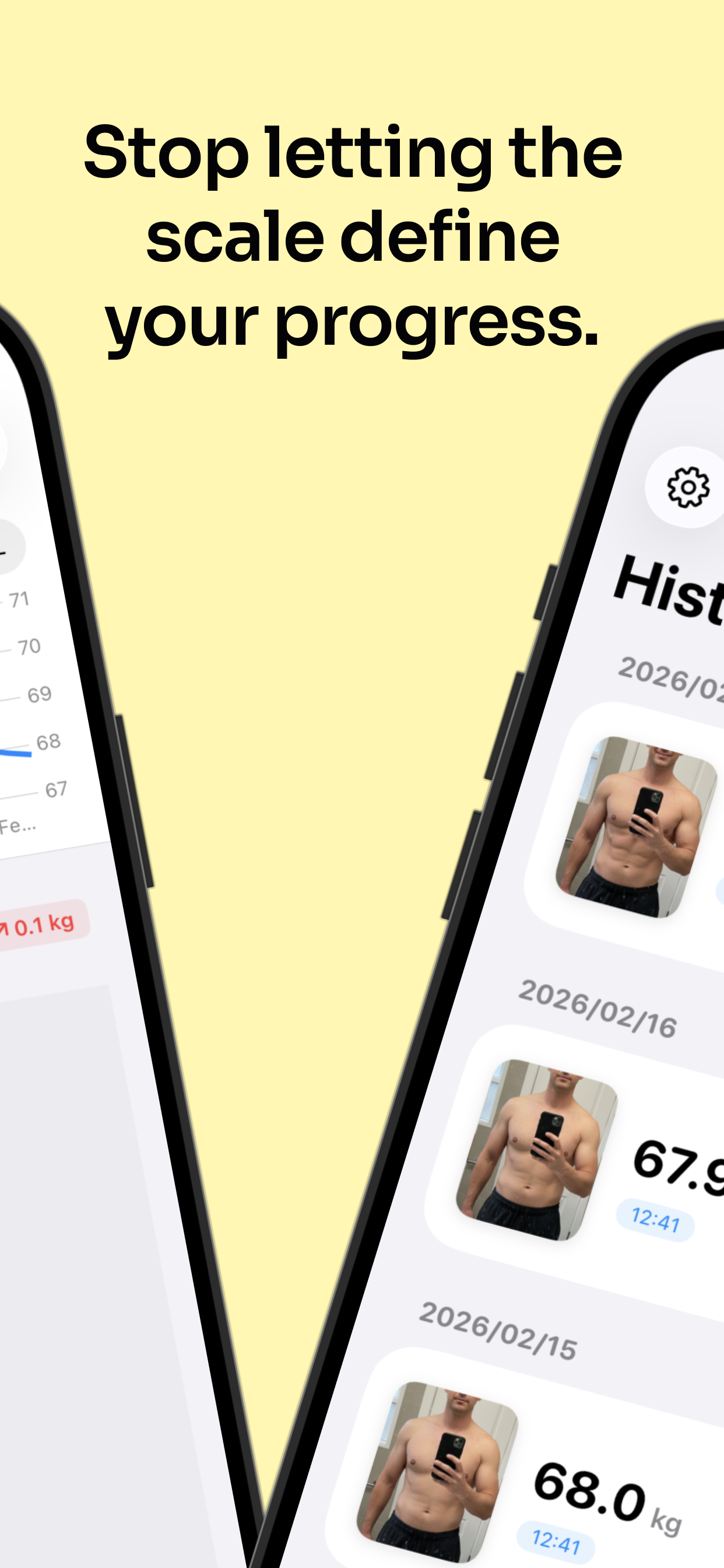 Body Progress: MirrorLog screenshot 2