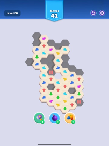 Hexa Block Away: Melody Puzzle iPad screenshot