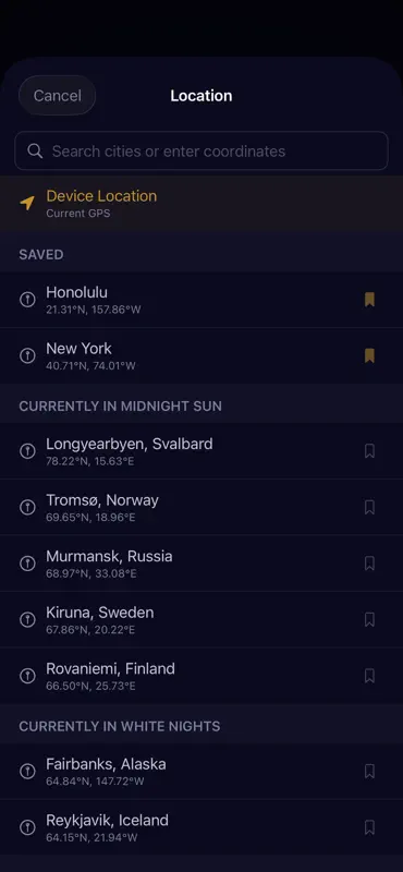 Sloww: Sun & Moon Phase Clock screenshot 8 of 9