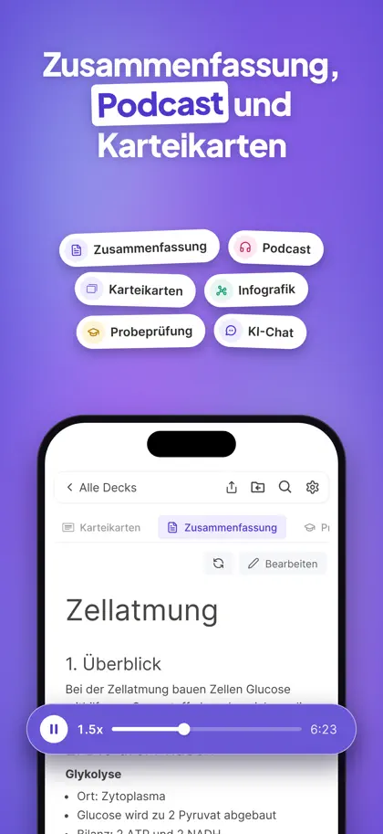 Screenshot 3 von 5 zu Retain Cards: AI Flashcards