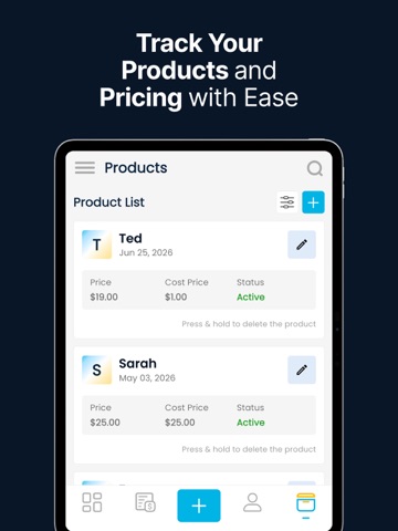 iPaymer iPad screenshot