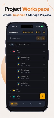 Python Code Editor & IDE iPhone screenshot 4