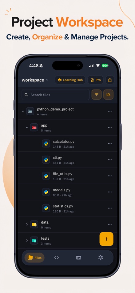 #4. Python Code Editor & IDE (iOS) Von: KODEREAD SOLUTIONS LLP