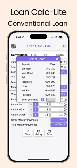 Loan Calc-Lite screenshot 3