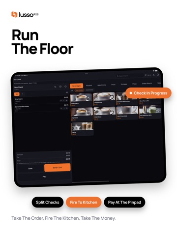Lusso POS iPad screenshot