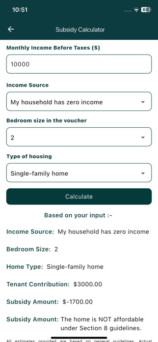 Section 8 Housing Voucher Tips Screenshot 2 of 6