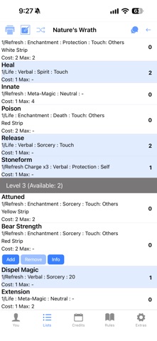 mORK - Mobile Amtgard Screenshot 3 of 10