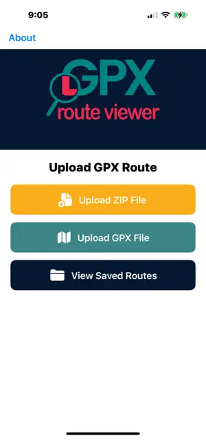 GPX Route Viewer screenshot 1