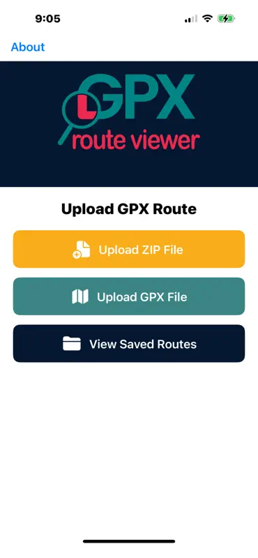 GPX Route Viewer screenshot 1 of 4