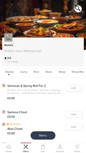 Anisa’s Stockton on Tees screenshot 2