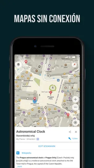 Captura de pantalla de Organic Maps: Mapas & Gps en iPhone 2