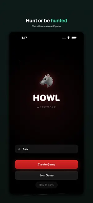 Howl Werewolf Party Game screenshot 1