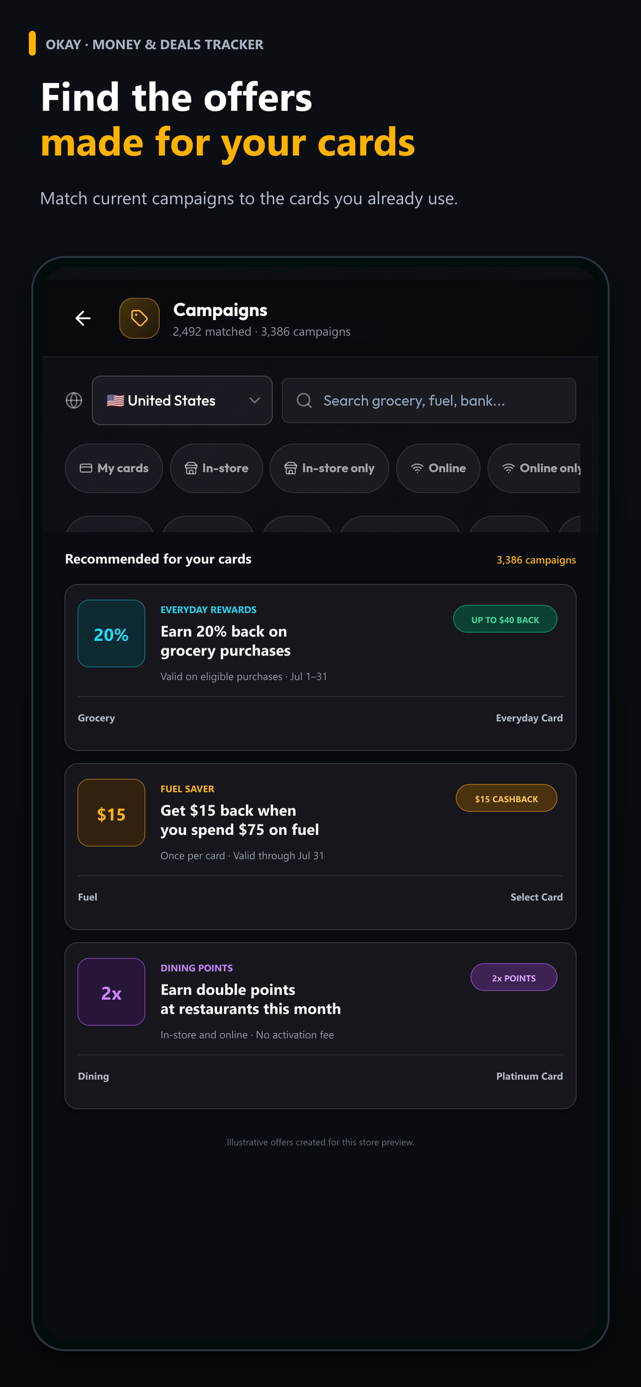 Okay - Money & Deals Tracker screenshot 7