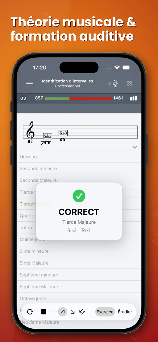 Screenshot #1 pour Better Ears Beginner