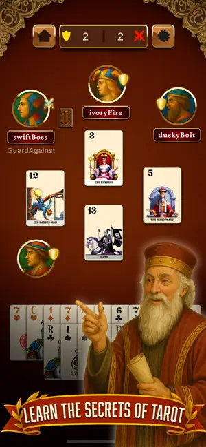 Tarot: French Card Game screenshot 1
