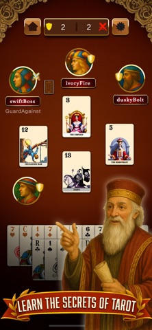 Tarot: French Card Game iPhone screenshot