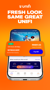 MyUnifi screenshot