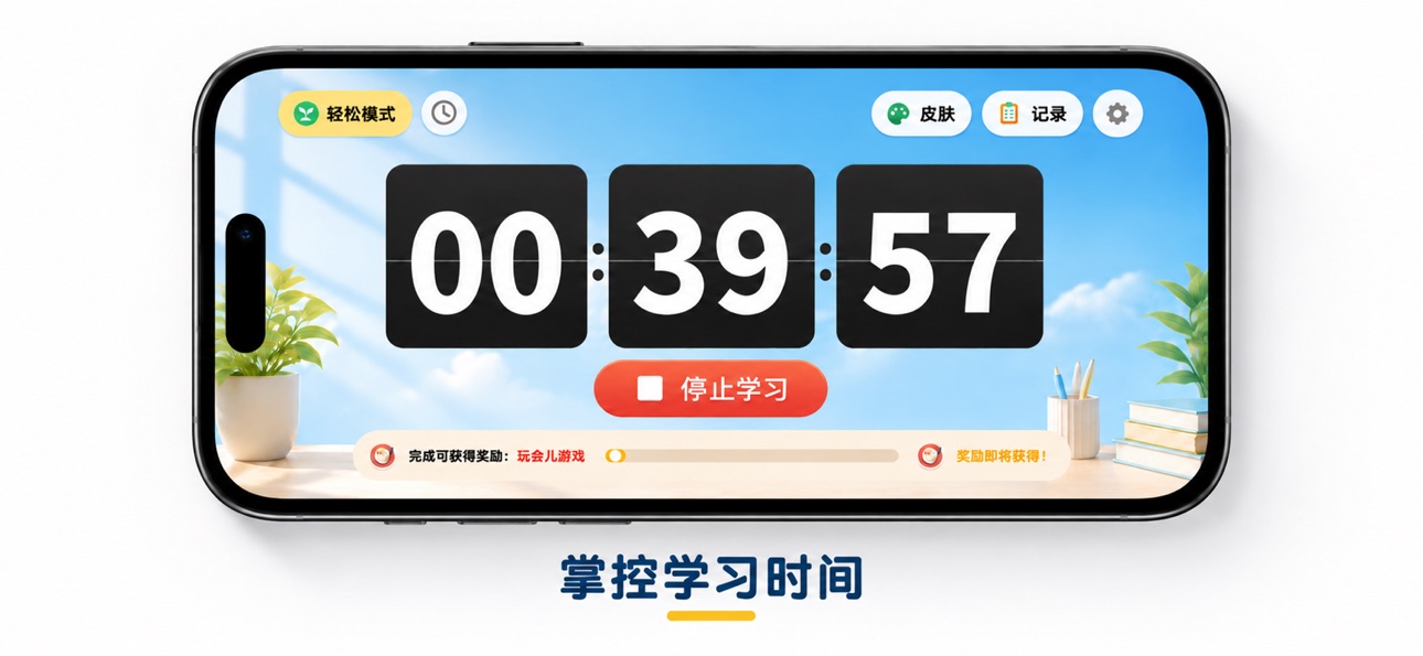 Screenshot 1 of 学习时钟 - 学生学习时间规划专注自律记录工具