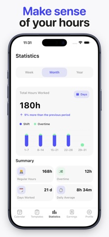 Shift Calendar - ShiftPro Screenshot 4 of 7