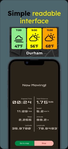 Rucker, the rucking app screenshot