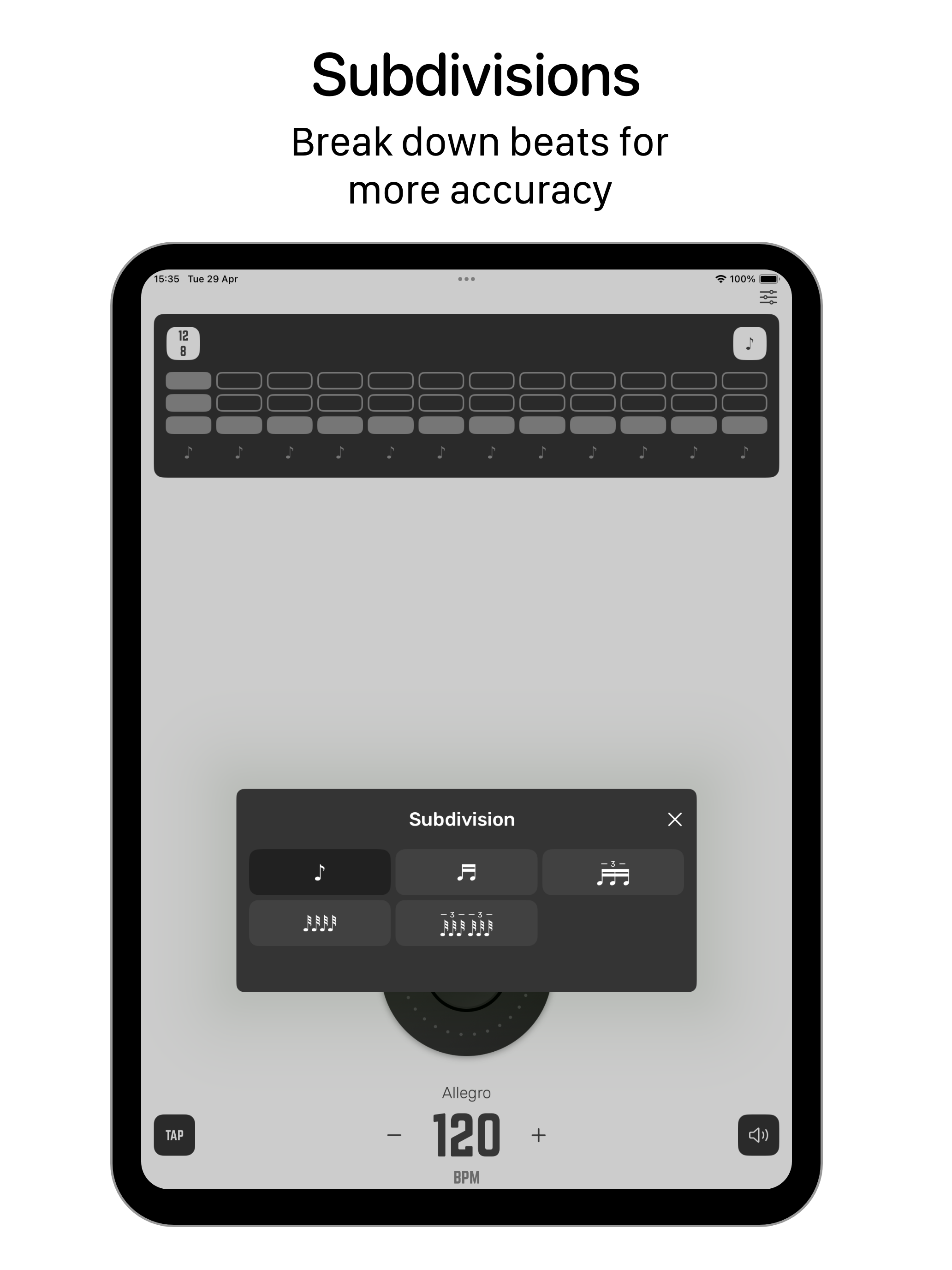 Tempo Metronome Pro screenshot 10