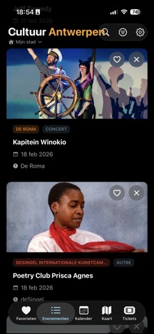 Cultuur Antwerpen screenshot