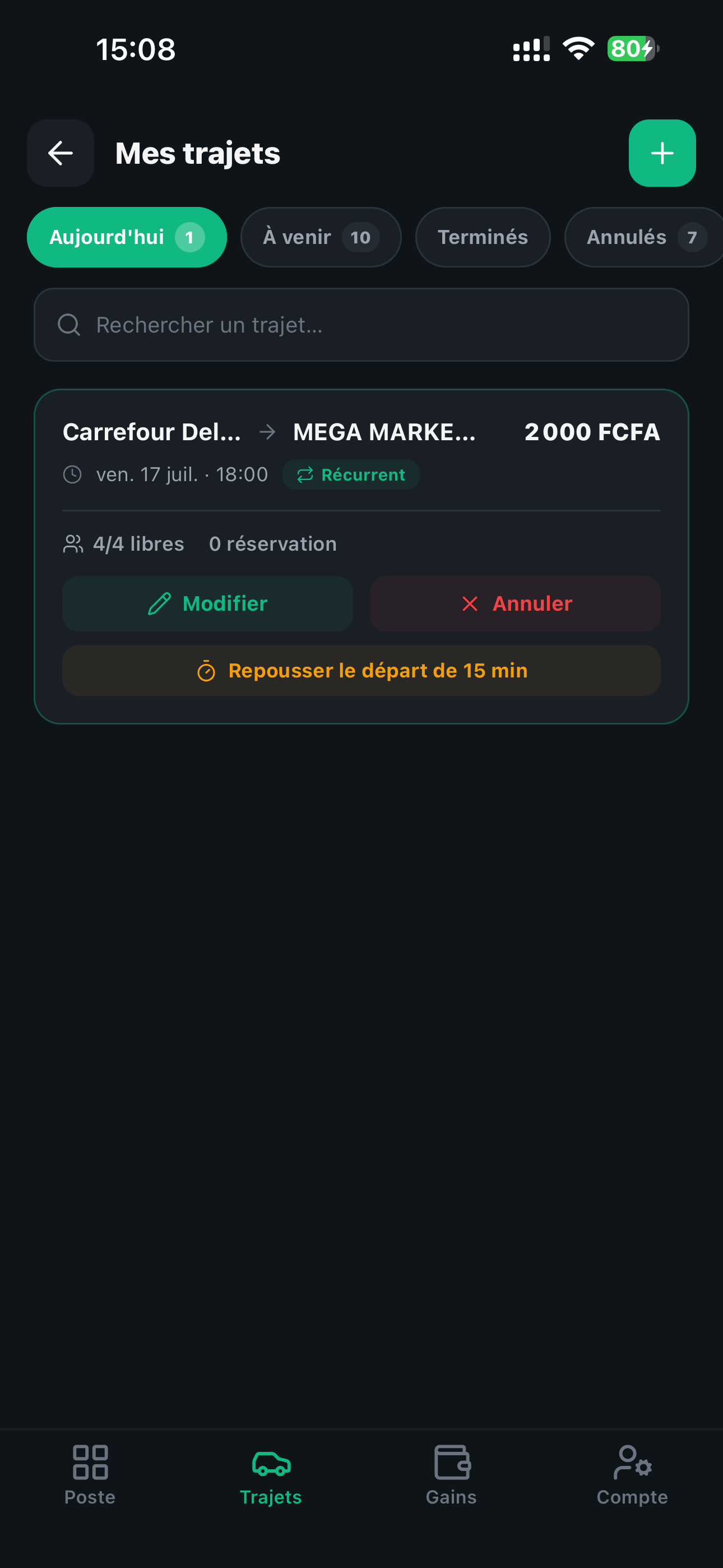 BMI Mouv - Covoiturage & Colis screenshot 6