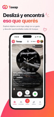 Tswap - App de trueque iPhone screenshot 3