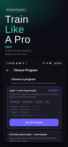 GainLog - Gym Workout Tracker Screenshot 5 of 8