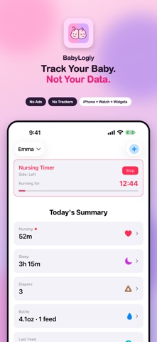 BabyLogly: Baby Tracker Screenshot 1 of 8