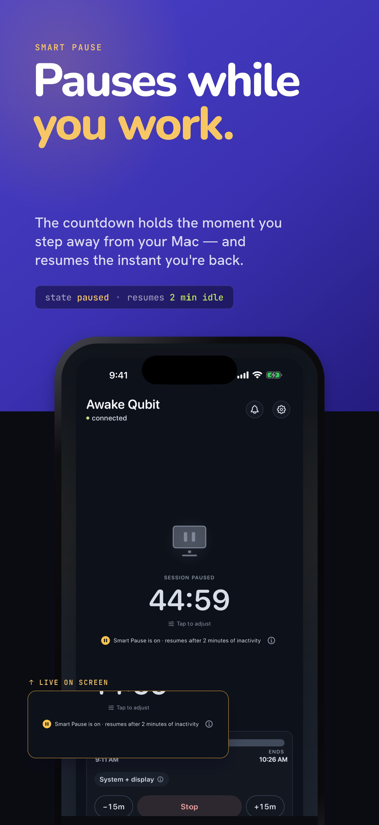 Awake Qubit: Screen Control screenshot 6