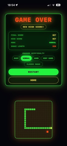 Neon Arcade Snake screenshot