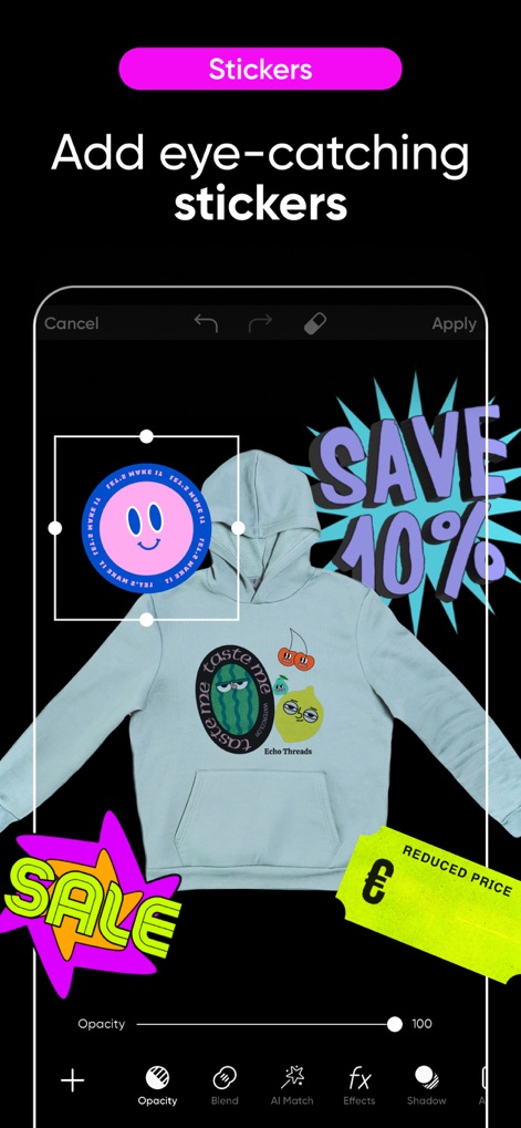 Picsart AI Photo Editor, Video - Engaging Sticker Integration