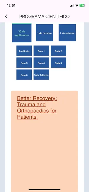Congreso SECOT 63 screenshot 4