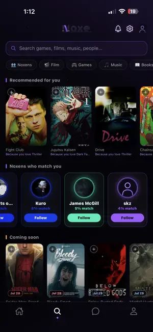 Noxe — Media Tracker screenshot 2