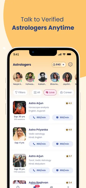 Horocosmo - Talk To Astrologer screenshot 3 of 6