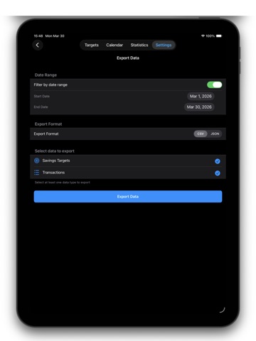 Saving Money Box-Savings Goals iPad screenshot