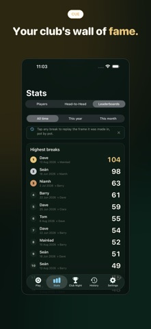Snooker Scoreboard: Cue Score Screenshot 4 of 6