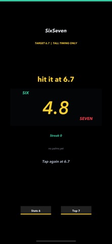 Six Seven Tap screenshot 1