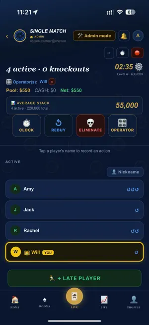 Chip Rank — Poker Night screenshot 1