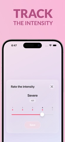 Contraction tracker & timer screenshot