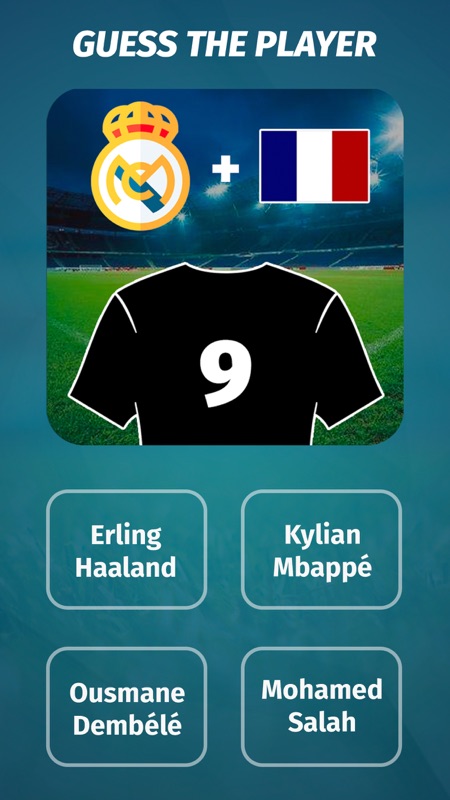 Football Quiz - Players, clubs screenshot 1
