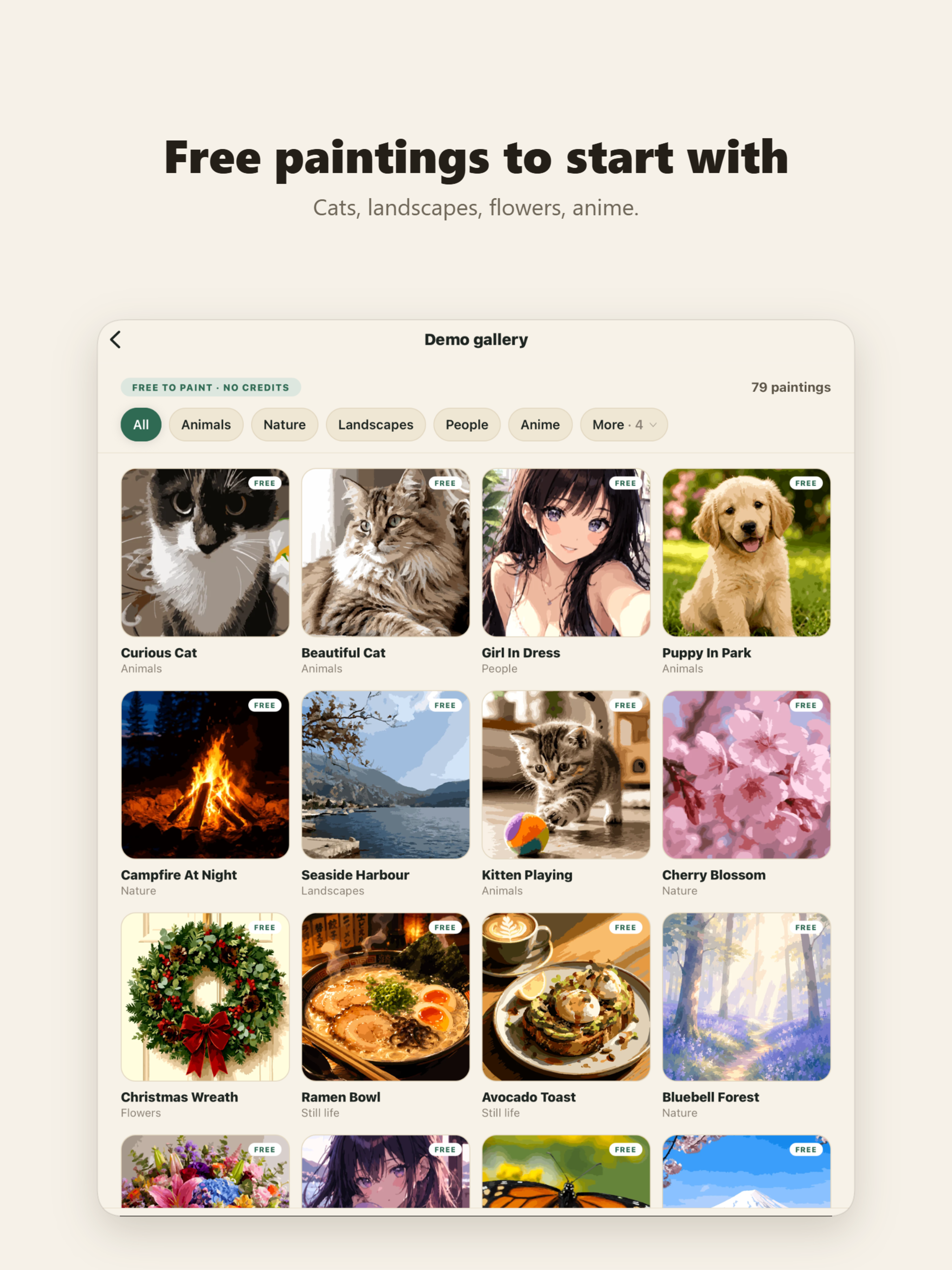 Wabihana - Paint by Number screenshot 10