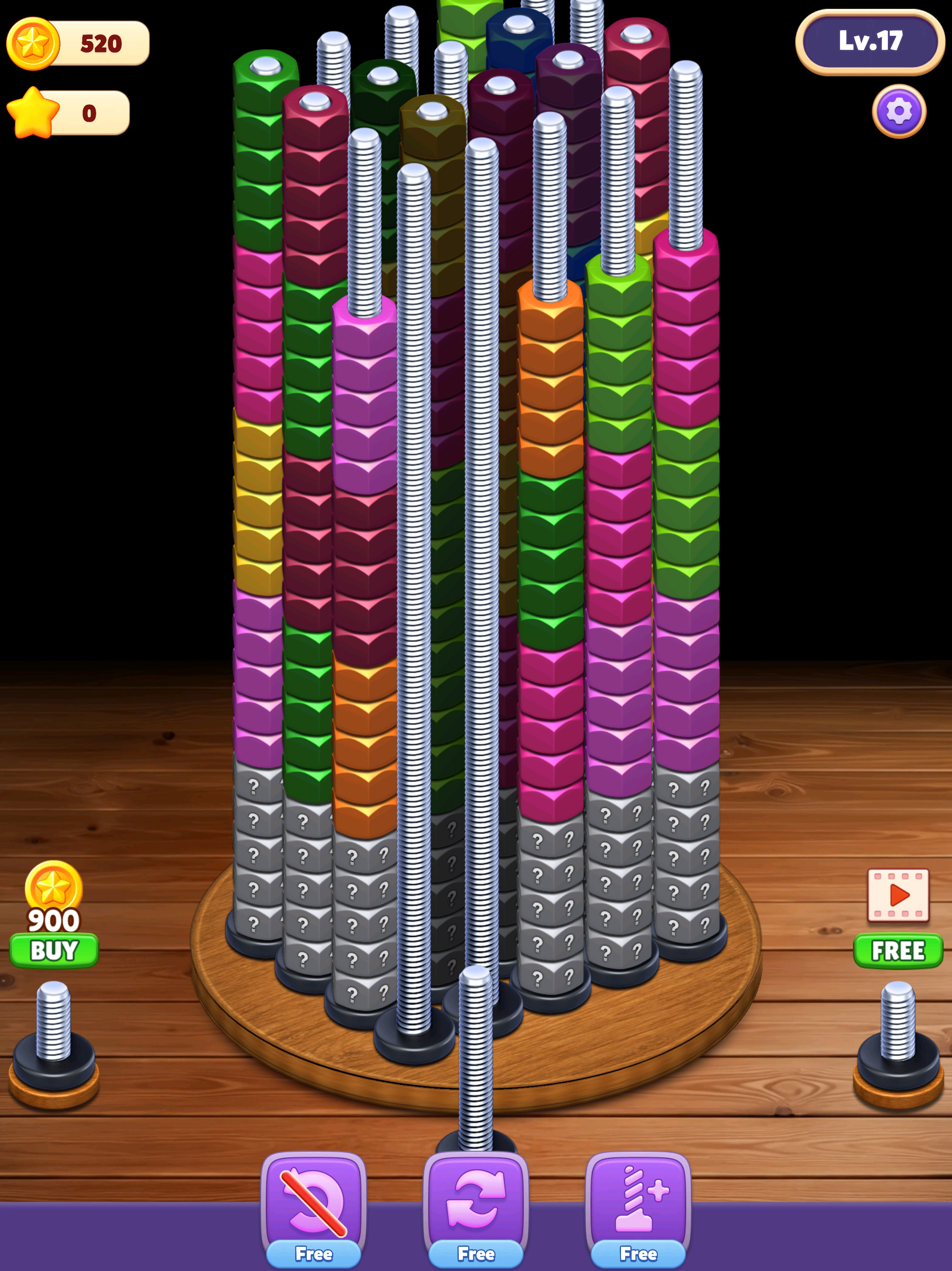 Nut Stack: Sort Puzzle screenshot 7