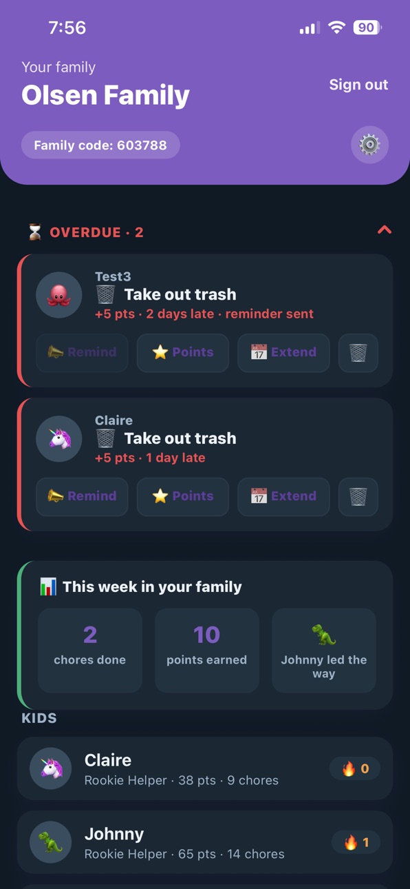 iPhone screenshot