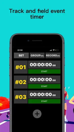 Stopwatch&RaceDayApp screenshot 1