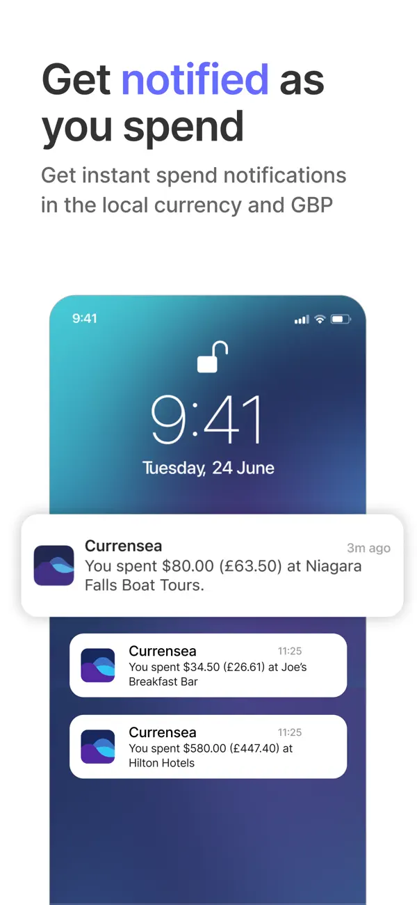 Screenshot #3 pour Currensea - Travel Debit Card