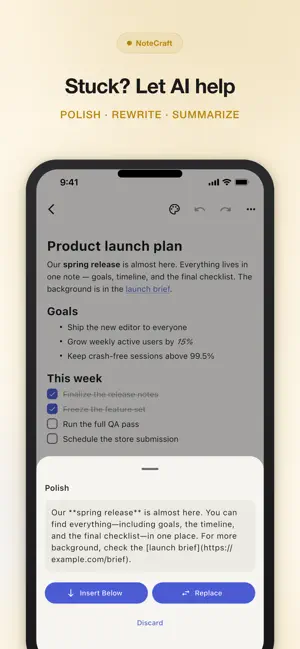 NoteCraft - Notes & AI Writer screenshot 3