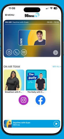 96three app screenshot